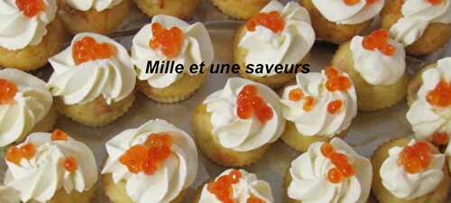 Cupcake au saumon fumé