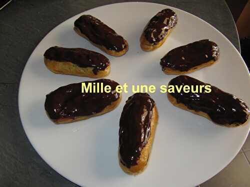 Eclairs au chocolat maison