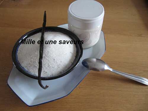 Faire son sucre vanillé maison