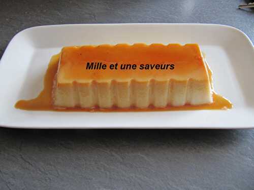 Flan maison sans oeuf