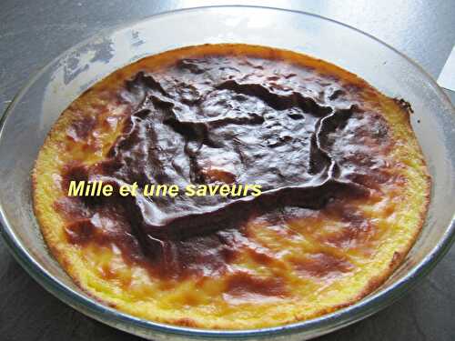 Flan sans pâte de C. Michalak