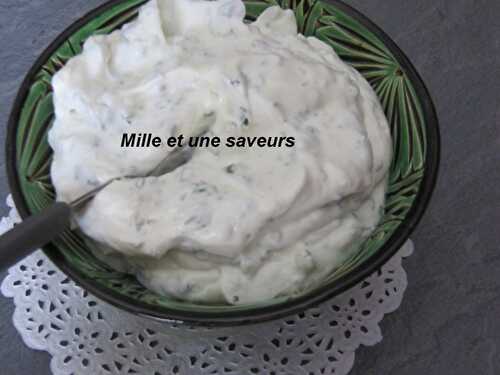 Fromage frais ail et fines herbes