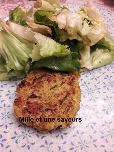 Galette de légumes et quinoa