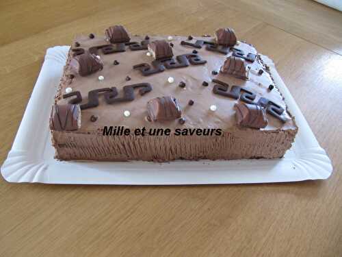 Gâteau avec kinder bueno