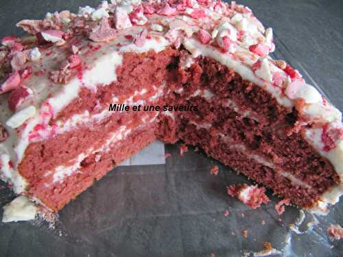 Gâteau  rouge velours ou Red Velvet Cake