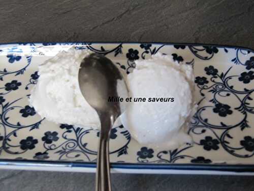 Glace noix de coco