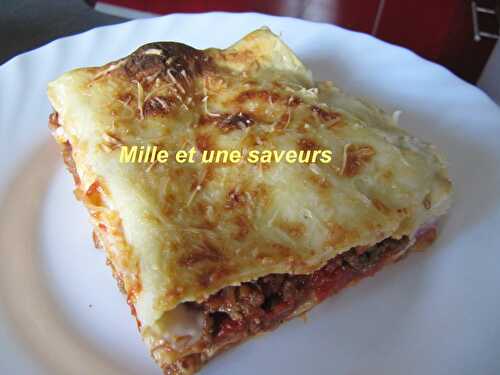 Lasagne à la viande hachée