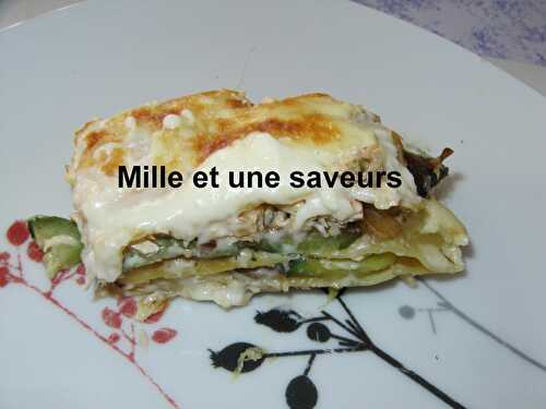 Lasagne au saumon et aux courgettes