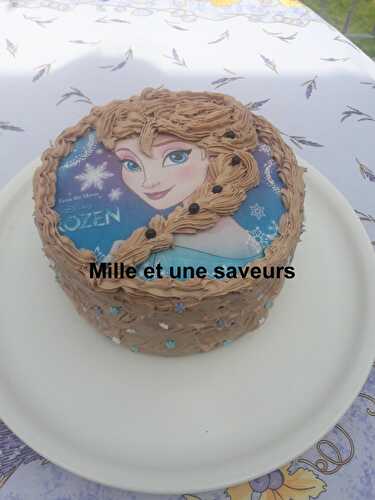 Layer cake en Reine des Neiges