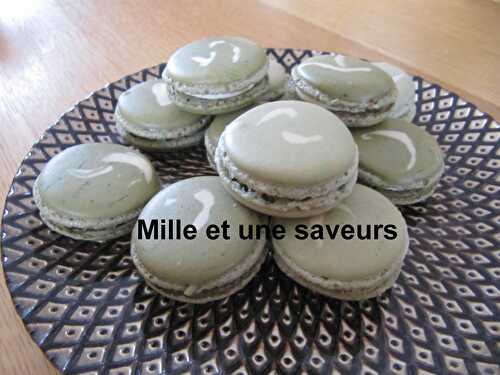 Macarons au réglisse