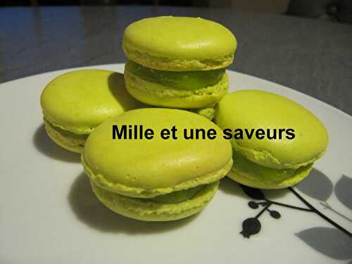 Macarons aux pommes