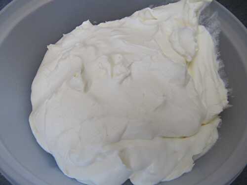 Mascarpone maison réalisé au thermomix