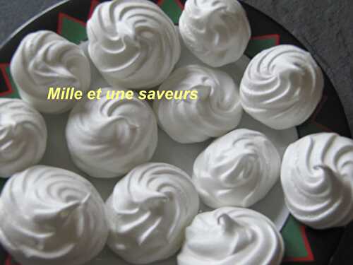 Meringues françaises de Christophe Felder