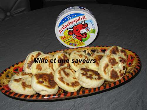 Mini naans au fromage