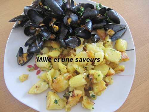 Moules de bouchot à la sauce roquefort