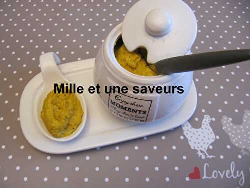 Moutarde maison faite au thermomix