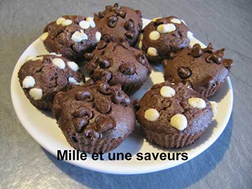 Muffin moelleux et riches en chocolat