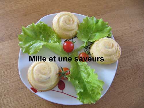 Muffins pomme de terre et saumon fumé