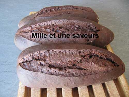 Pain au cacao et pépites de chocolat