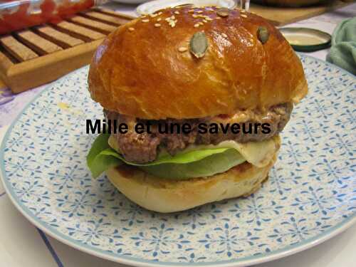 Pain burger maison