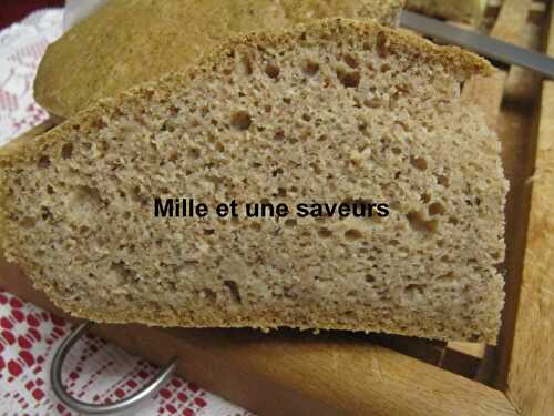 Pain moelleux sans gluten