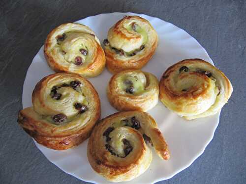 Pâte Danish de C.Felder pain aux raisins et escargots aux pépites de chocolat