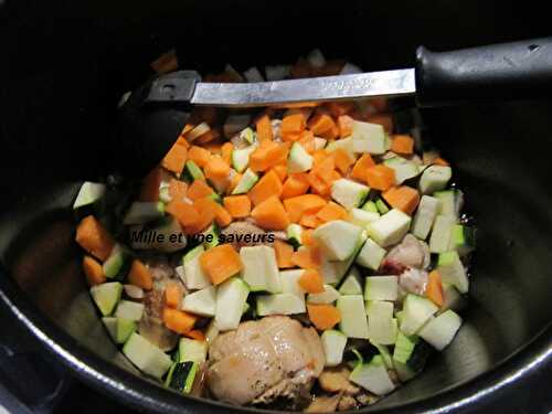 Paupiettes et petits légumes au cookéo