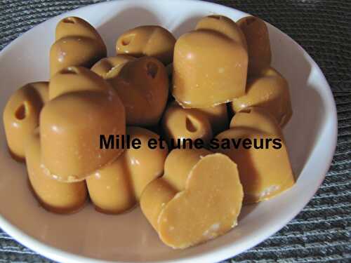 Petit coeur chocolat cacahuètes