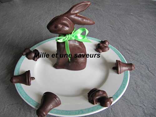 Petit lapin au chocolat noir