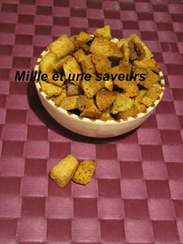 Petits croutons de pain