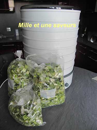 Poireaux déshydratés