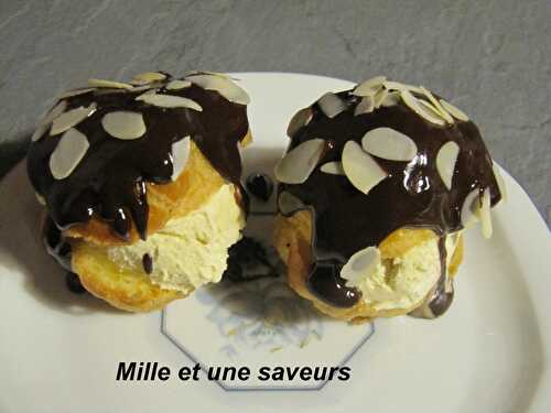 Profiteroles au chocolat