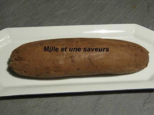 Que faire de vos châtaignes ? un saucisson au chocolat ?