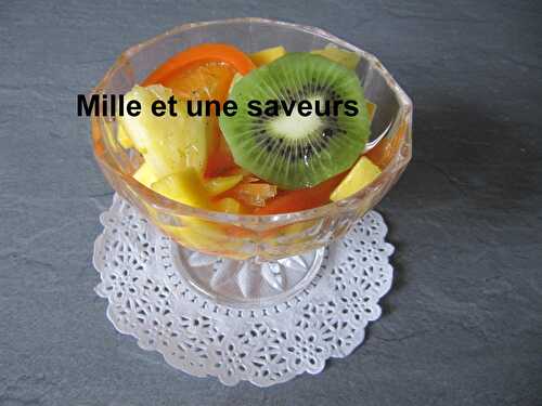 Salade de fruits à l'orientale