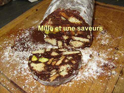 Salame al Cioccolato, saucisson au chocolat