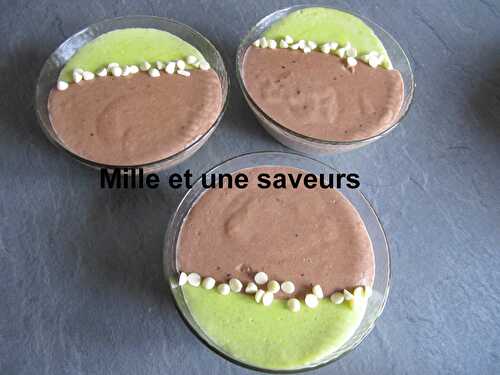 Semoule pistache et chocolat