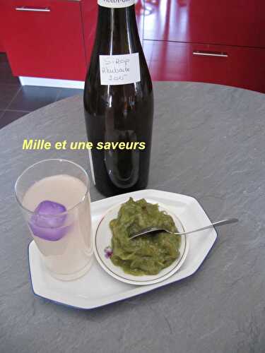 Sirop de Rhubarbe