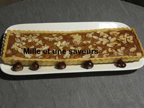 Tarte aux châtaignes fraîches