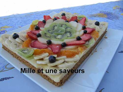 Tarte folle aux fruits frais