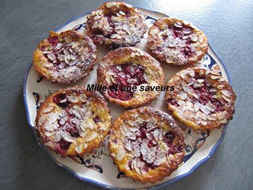 Tartelette amandine aux framboises