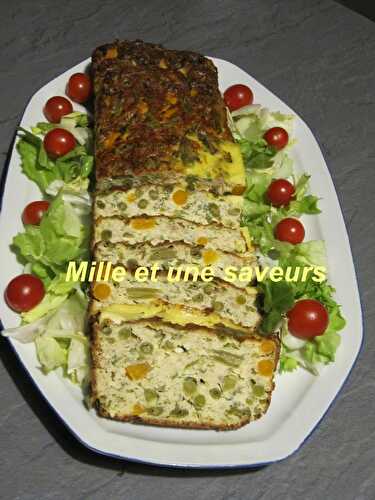 Terrine de thon et sa jardinière de légumes