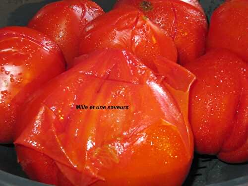 Tomates pelées au thermomix