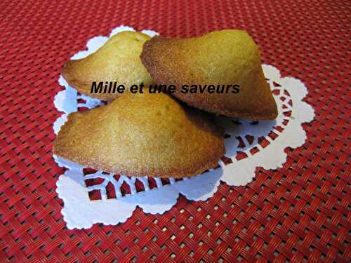 Une bonne petite madeleine avec sa bosse sur le dos