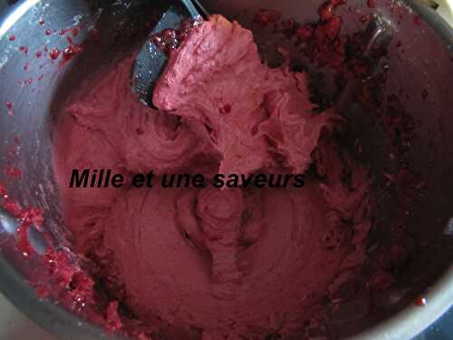 Vacherin avec crème glacée à la framboise