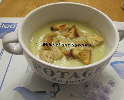 Velouté poireaux, navets aux épices