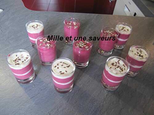 Verrine betterave rouge