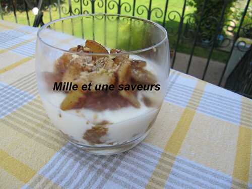 Verrine pommes spéculoos