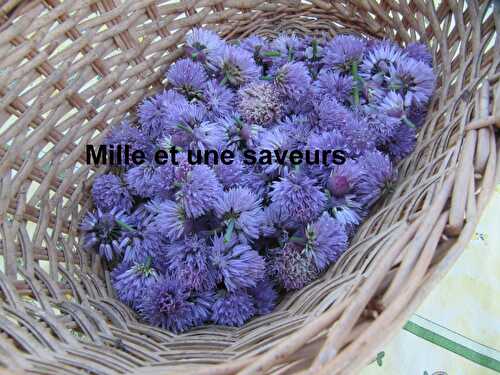 Vinaigre aux fleurs de ciboulette