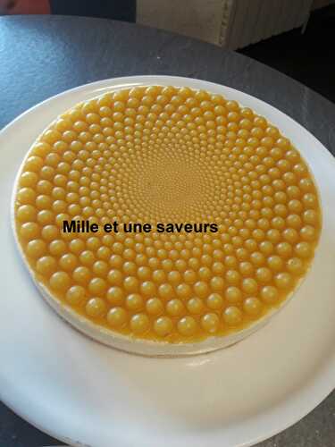 Entremet vanille, coco et ananas