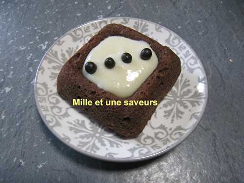 Financier chocolat noir